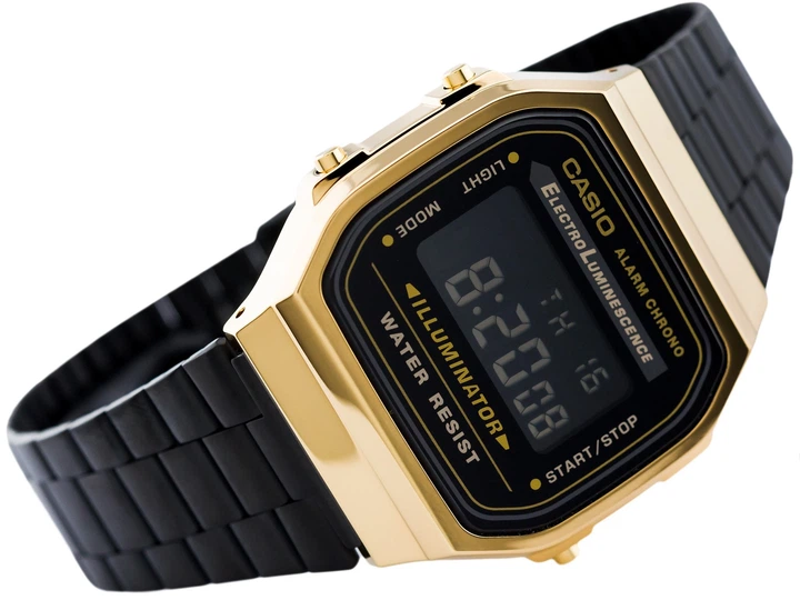 Чоловічий годинник Casio A168WEGB-1BEF - Фото 5 Чоловічий годинник Casio A168WEGB-1BEF - зображення 5