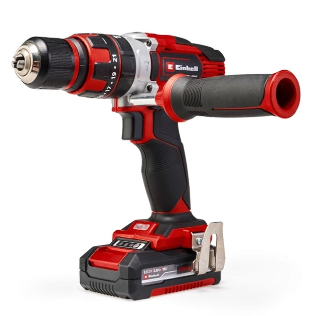 Шурупокрут ударний акумуляторний Einhell X-Change TE-CD 18/48 Li-i Kit 2.5 А-г (4513926K) - Фото 2 Шурупокрут ударний акумуляторний Einhell X-Change TE-CD 18/48 Li-i Kit 2.5 А-г (4513926K) - изображение 2
