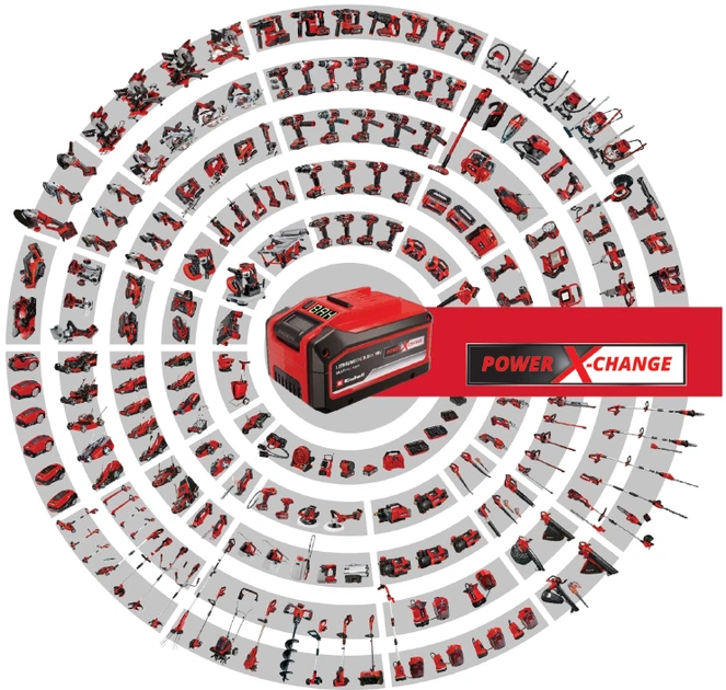 Дриль-шурупокрут акумуляторний Einhell X-Change TE-CD 18/40 Li - Solo (4513925) - изображение 2