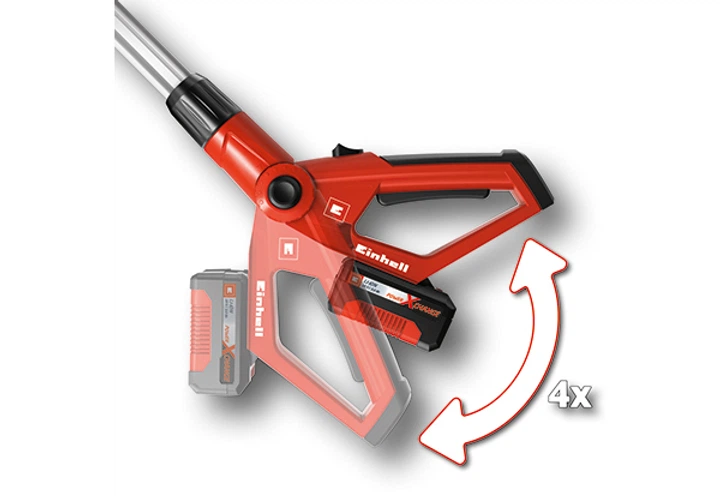 Висоторіз акумуляторний Einhell X-Change GE-LC 18 Li T - Solo (3410810) - Фото 5 Висоторіз акумуляторний Einhell X-Change GE-LC 18 Li T - Solo (3410810) - изображение 5