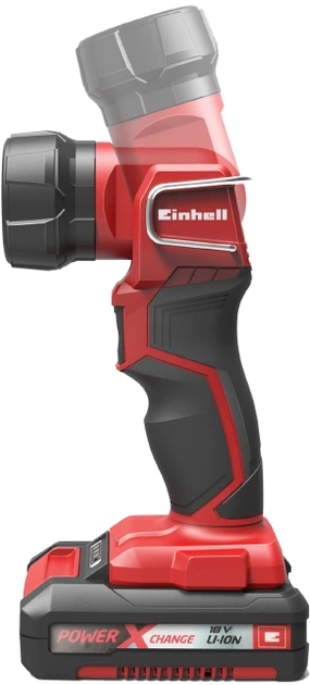 Ліхтар ручний акумуляторний Einhell X-Change TE-CL 18 Li H Kit 2.5 Ah (4514130K) - Фото 2 Ліхтар ручний акумуляторний Einhell X-Change TE-CL 18 Li H Kit 2.5 Ah (4514130K) - изображение 2