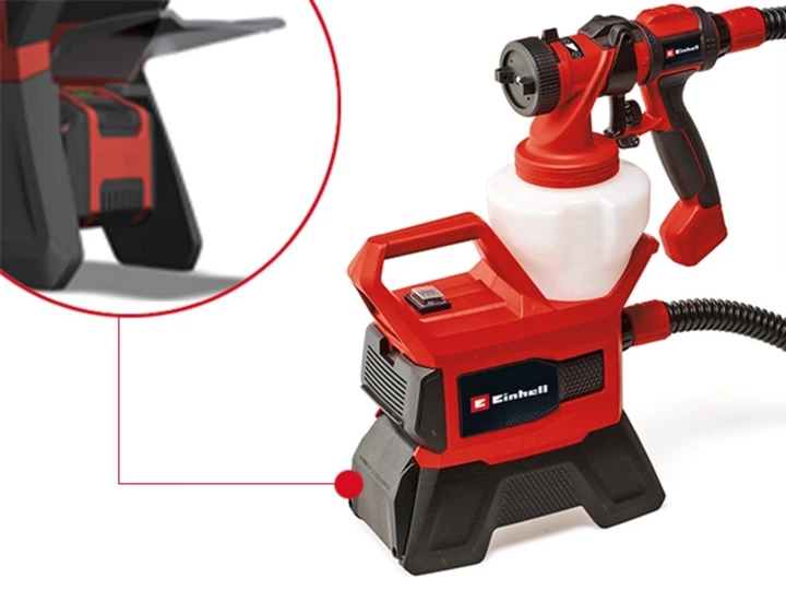 Фарборозпилювач акумуляторний Einhell X-Change TE-SY 18/90 Li - Solo (4260040) - Фото 5 Фарборозпилювач акумуляторний Einhell X-Change TE-SY 18/90 Li - Solo (4260040) - изображение 5