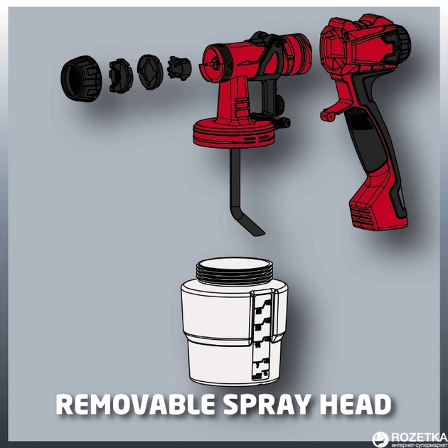 Фарбопульт Einhell електричний TC-SY 600 S (4260015) - Фото 9 Фарбопульт Einhell електричний TC-SY 600 S (4260015) - изображение 9