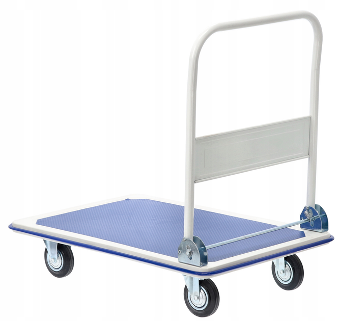 Платформний вантажний візок Garden Line до 150 кг зі складною ручкою (72 × 45 × 80 см) - зображення 3