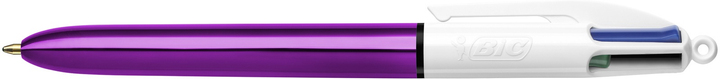 Набір кулькових ручок BIC 4 Colours Shine Purple 1 мм 12 шт (3086123502901) - зображення 2