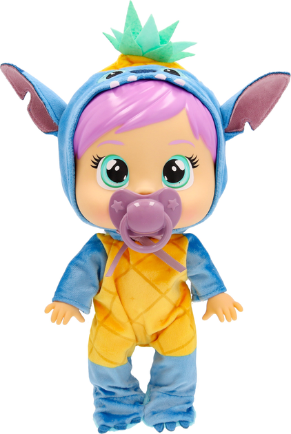 Lalka płacząca Cry Babies Disney Loving Care Stitch z akcesoriami 26 cm 11025004 (8421134927377) - obraz 2
