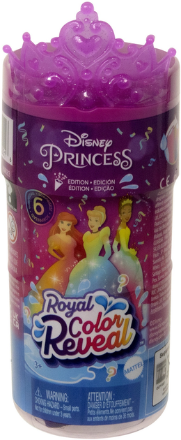 Zestaw niespodzianka Disney Princess Royal Color Reveal z mini lalką księżniczką (HMK83) (194735130016) - obraz 1