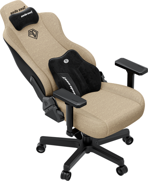 Fotel gamingowy Anda Seat Kaiser 3E XL Dark Beige Fabric (AD23YC-XL-09-H-CF-H01) - obraz 8