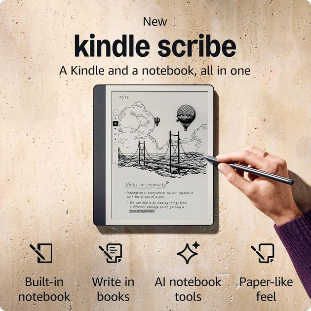 【いちご】Kindle Scribe 32GB 本体 Электронная книга Amazon Kindle Scribe 32GB Black – фото, отзывы
