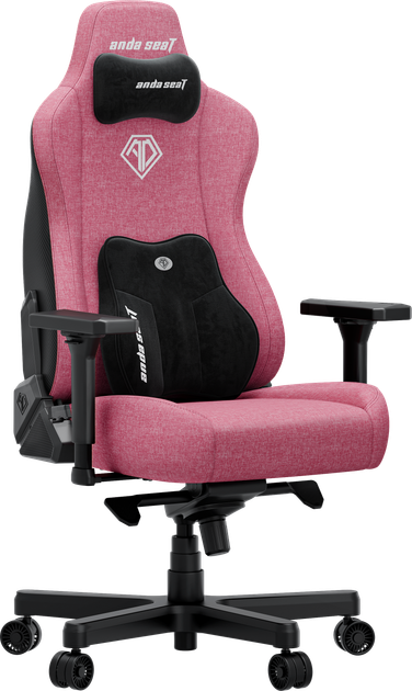 Fotel gamingowy Anda Seat Kaiser 3E XL Pink Fabric (AD23YC-XL-09-P-CF-P01) - Zdjęcie 2 Fotel gamingowy Anda Seat Kaiser 3E XL Pink Fabric (AD23YC-XL-09-P-CF-P01) - obraz 2