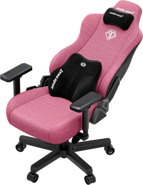 Fotel gamingowy Anda Seat Kaiser 3E XL Pink Fabric (AD23YC-XL-09-P-CF-P01) - Zdjęcie 7 Fotel gamingowy Anda Seat Kaiser 3E XL Pink Fabric (AD23YC-XL-09-P-CF-P01) - obraz 7