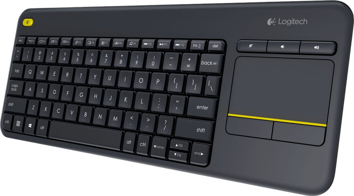 Klawiatura bezprzewodowa Logitech K400 Plus Wireless Black (920-007151) - obraz 2