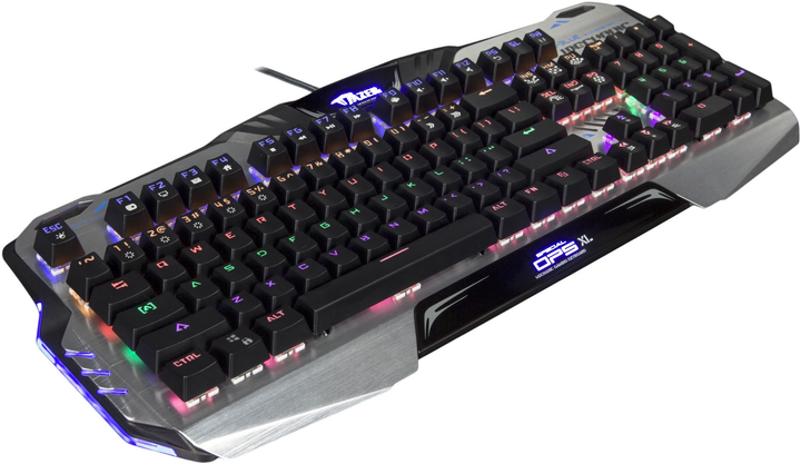 Клавіатура дротова E-blue Mazer Mechanical 729 Blue Switches USB Silver (EKM729BTCZ-IU) - зображення 4