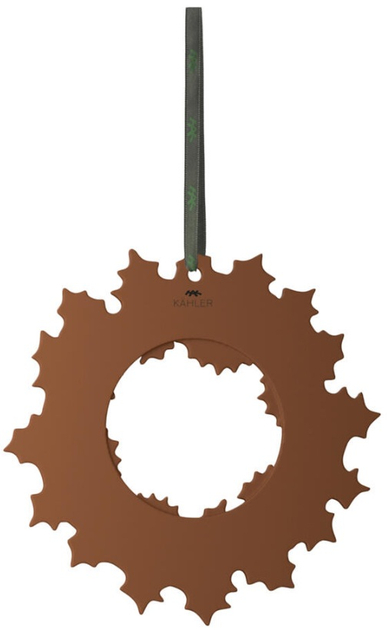 Piernikowy wieniec świąteczny Kahler 18.5 cm Brązowy (5703779188683) - obraz 2