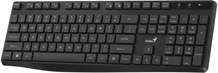 Klawiatura bezprzewodowa Genius KB-7200 2.4 GHz Black (31320002404) - obraz 2