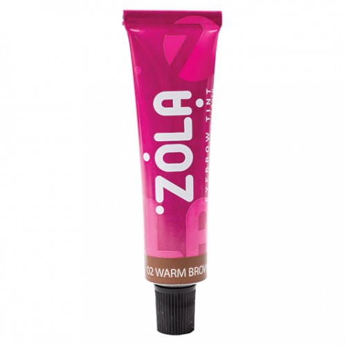 02 Warm brown ZOLA Фарба для брів із колагеном Eyebrow Tint With Collagen, 15 мл - Фото 1 02 Warm brown ZOLA Фарба для брів із колагеном Eyebrow Tint With Collagen, 15 мл - изображение 1