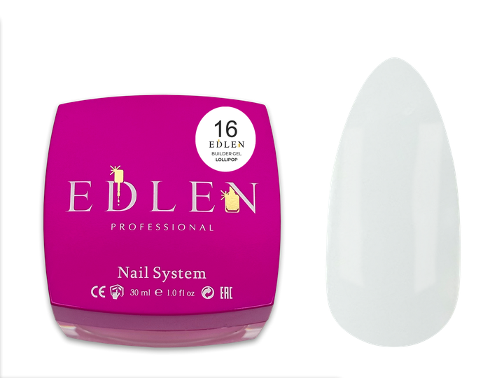 016 Моделюючий гель Builder gel Lolipop Edlen 15 мл - Фото 1 016 Моделюючий гель Builder gel Lolipop Edlen 15 мл - изображение 1