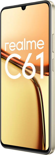 Мобільний телефон Realme C61 6/256GB Sparkle Gold (6941764436015) (860635071412136) - Уцінка - зображення 2