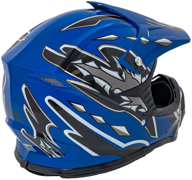 Kask Motocyklowy Enduro Niebieski rozmiar L (5903864984194) - obraz 7