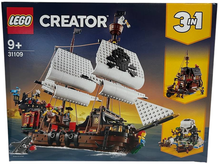 Zestaw klockow LEGO Creator Statek piracki 1260 elementow (31109) (955555912601323) - Outlet - obraz 2