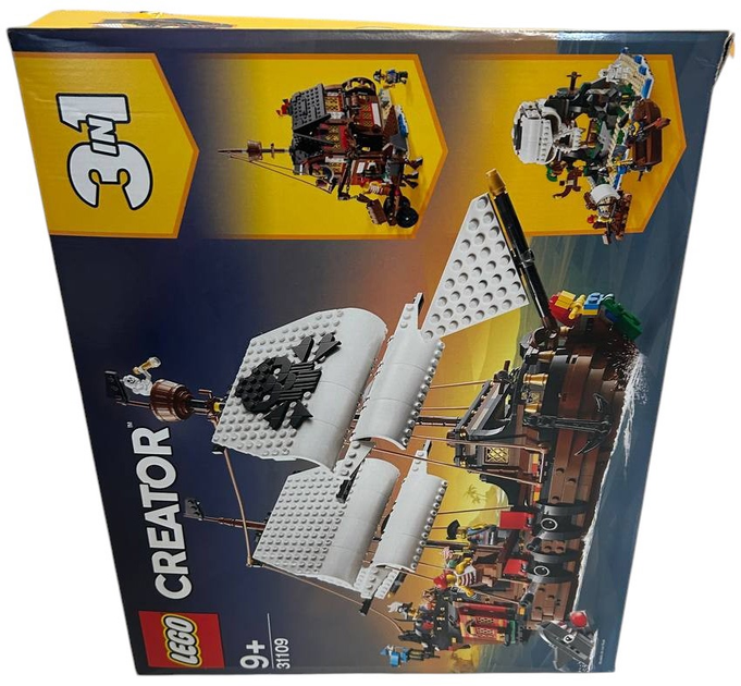 Zestaw klockow LEGO Creator Statek piracki 1260 elementow (31109) (955555912601323) - Outlet - obraz 5