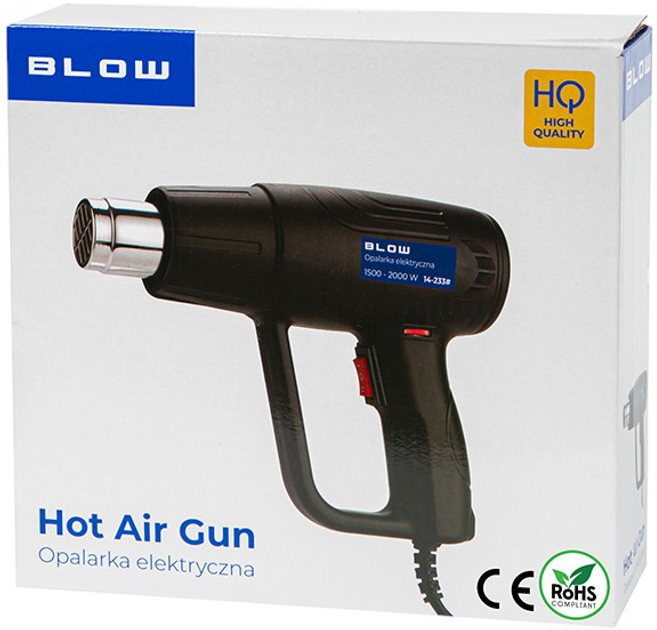 Будівельний фен Blow 1500 - 2000 Вт (5900804142584) - зображення 5