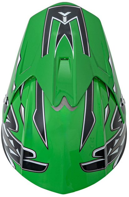 Kask Motocyklowy Enduro Zielony rozmiar M (5903864984231) - obraz 7