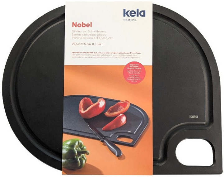 Обробна дошка Kela Nobel чорна 23.5x29.5 см (4025457128639) - зображення 2
