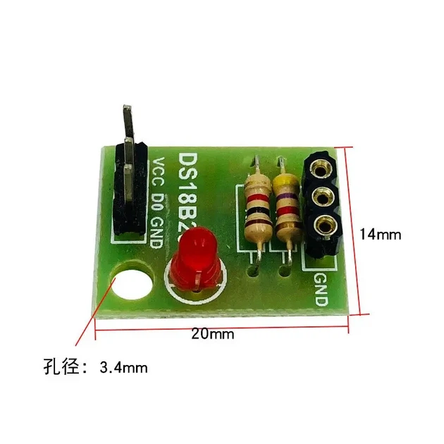 Модуль для подключения датчика температуры DS18B20 к Arduino - Фото 3 Модуль для подключения датчика температуры DS18B20 к Arduino - изображение 3