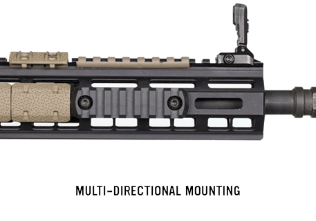 Планка пикатини Magpul Polymer 7 Slots M-Lok Systeme - Black - изображение 2