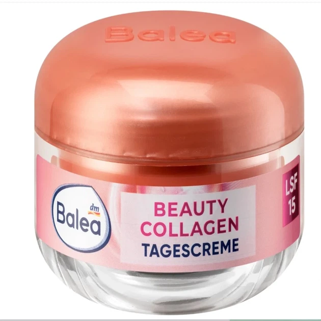 Дневной антивозрастной крем Balea Gesichtscreme Beauty Collagen с коллагеном и пептидами SPF 15, 50 мл - изображение 2