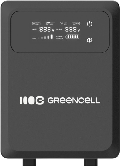 ДБЖ Green Cell PowerCore 1200Вт/2000ВА (UPSLPPC1200) - зображення 1
