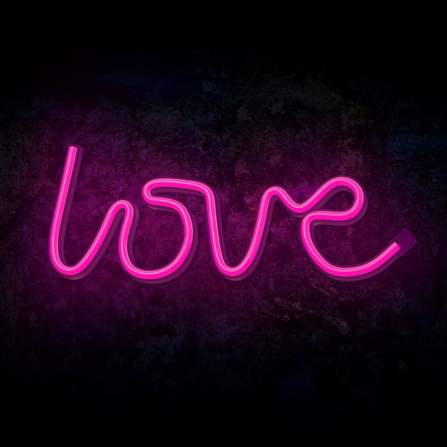 Dekoracyjny neon LED szyld Forever Light LOVE 35 x 13 cm (RTV100208) - obraz 5