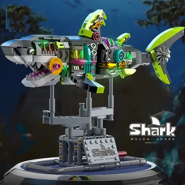 Конструктор акула мегалодон Shark Technic Monster на 747 деталей (554) - изображение 2