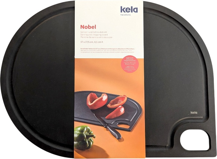 Обробна дошка Kela Nobel чорна 37x27.5 см (4025457128646) - зображення 2