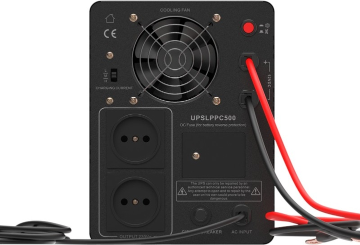 ДБЖ Green Cell PowerCore 500Вт/800ВА (UPSLPPC500) - зображення 6