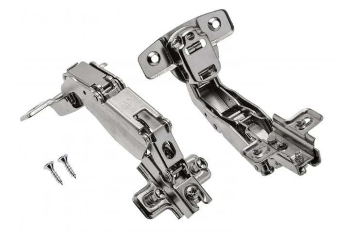 Завіса GTV ZP-KT165H2ZE кутова Clip-On 165⁰ Нікель (00049947) - изображение 2