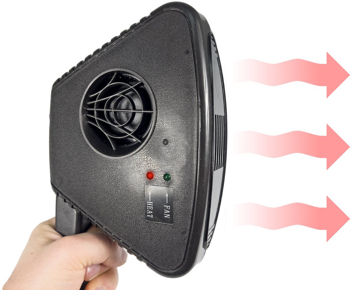 Nagrzewnica samochodowa Bottari Cyclone 12V 150W (8052194300482) - obraz 6