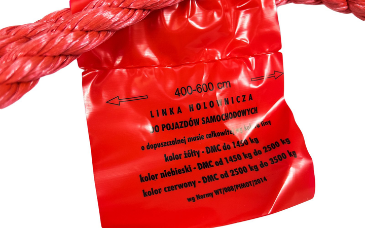 Трос буксирувальний Bottari 3000 кг 4 м (8052194280067) - зображення 6