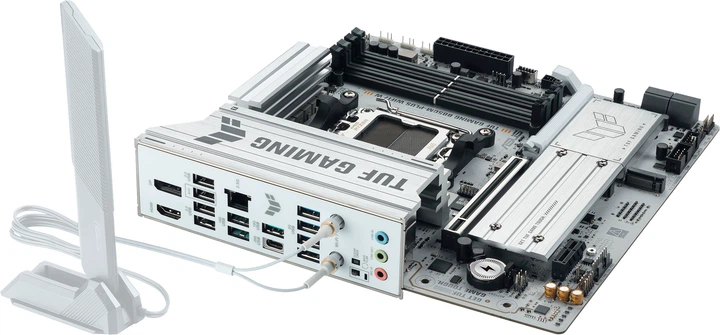 Материнська плата Asus TUF Gaming B850M-PLUS WIFI7 W (sAM5, AMD B850, PCI-Ex16) - зображення 5