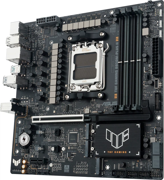 Płyta główna Asus TUF GAMING B850M-PLUS II (sAM5, AMD B850, PCI-Ex16) (4711636181853) - obraz 2