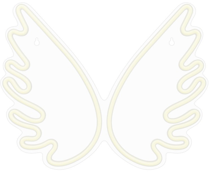 Декоративна неонова LED вивіска Forever Light PLEXI LED WINGS 39.5 x 32.5 см (RTV100448) - зображення 1