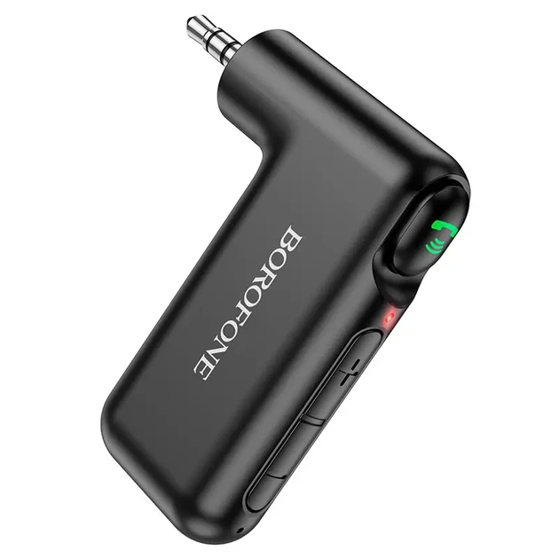 Bluetooth аудіо ресівер BOROFONE BC35 Type-C AUX BT чорний - изображение 5