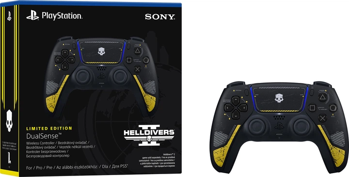 Геймпад Беспроводной Контроллер Sony DualSense Wireless Controller — Helldivers 2 Limited Edition (PS5) - Фото 7 Геймпад Беспроводной Контроллер Sony DualSense Wireless Controller — Helldivers 2 Limited Edition (PS5) - изображение 7