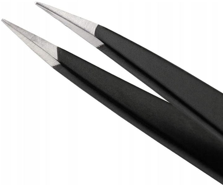 Pęseta do brwi Tweezerman Point Tweezer Zaostrzona Czarna (0038097124125) - obraz 3