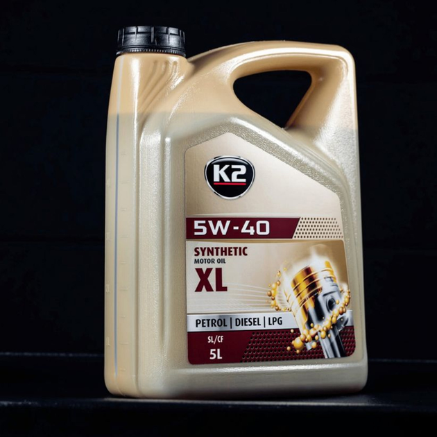 Olej silnkowy K2 SYNTHETIC 5W-40 XL 5L (5906534040152) - obraz 3