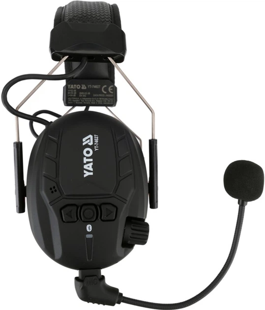 Słuchawki elektroniczne ochronne YATO z modułem Bluetooth (YT-74627) - obraz 3
