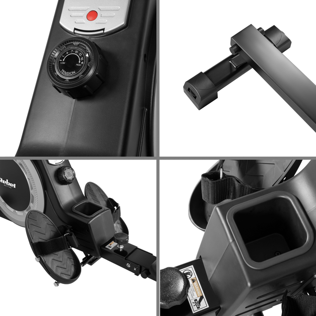 Wioślarz magnetyczny Rebel Active RBA-1005 (5901890098120) - obraz 8