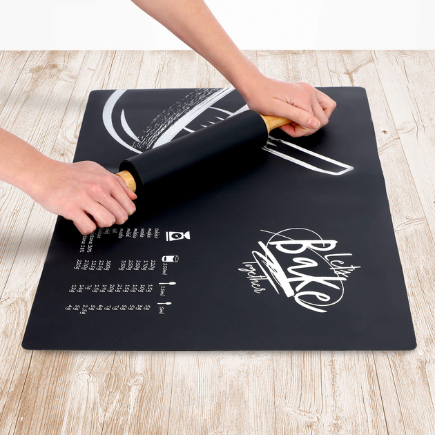 Wałek do ciasta Kadax silikonowy czarny 39.5 cm (5903699426517) - obraz 4