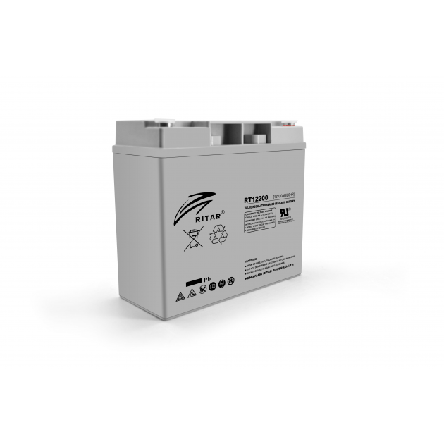 Аккумуляторная батарея Ritar AGM RT12200 12V 20Ah - Фото 1 Аккумуляторная батарея Ritar AGM RT12200 12V 20Ah - изображение 1